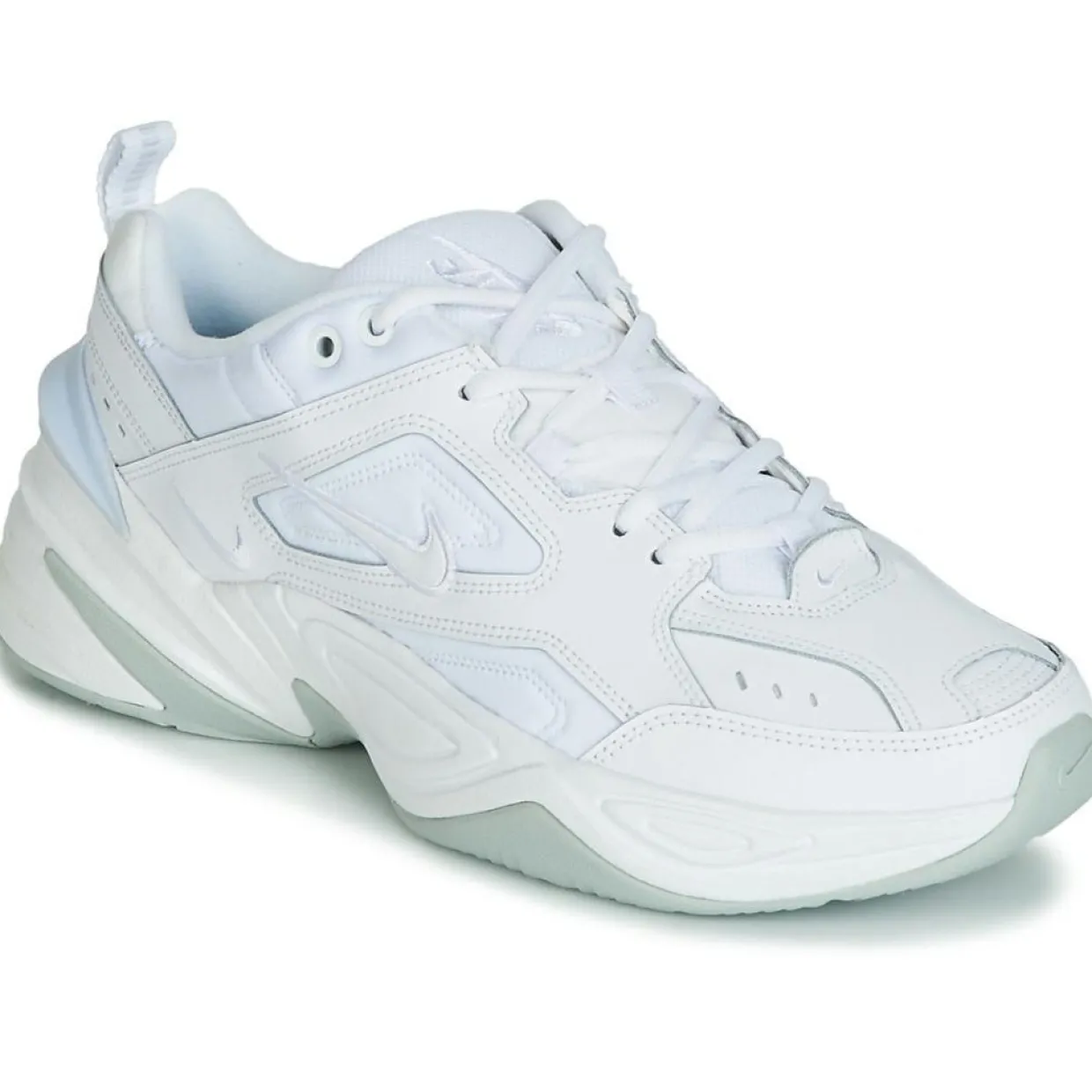Homme Nike Baskets^Baskets en Cuir & Mesh M2K Techno blanches