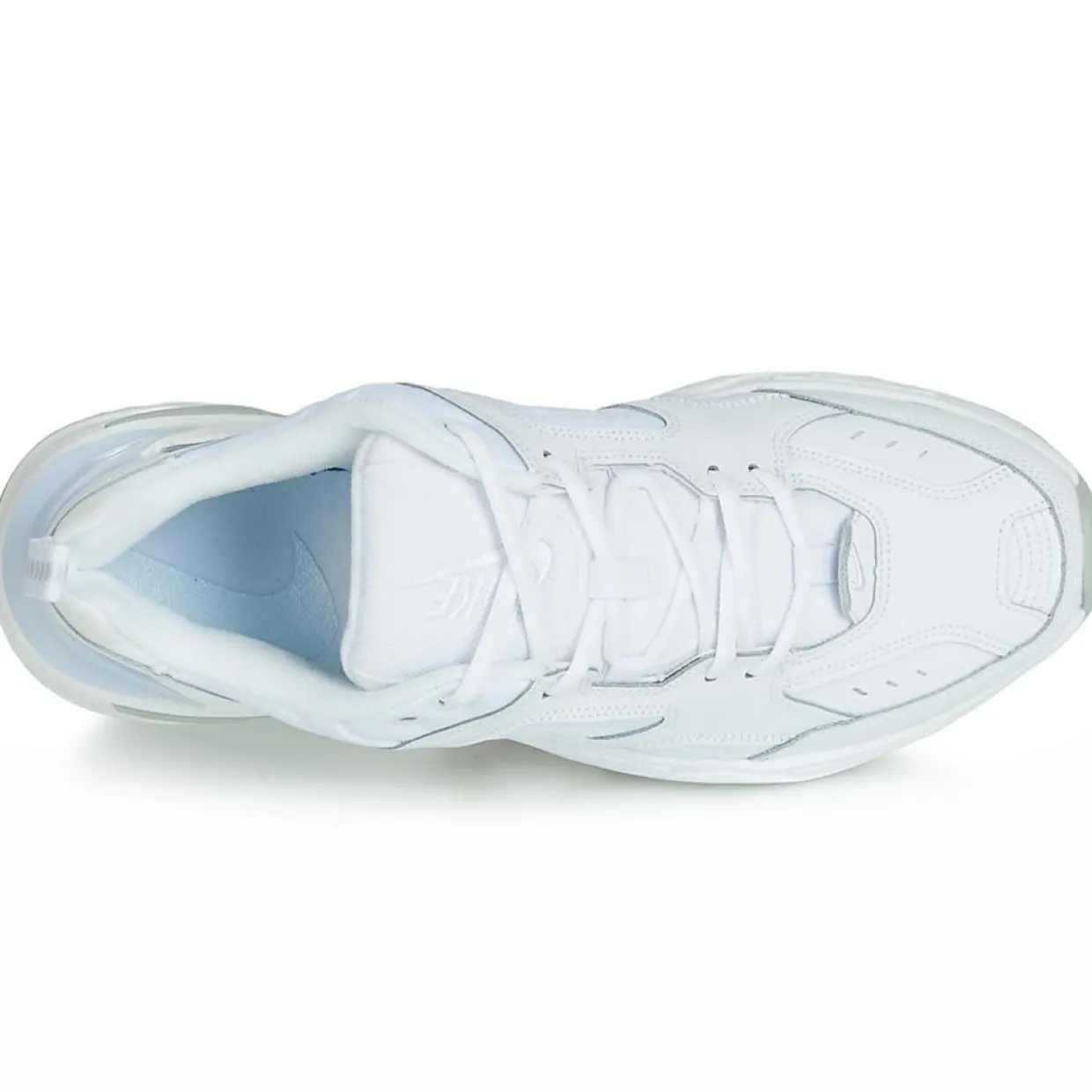Homme Nike Baskets^Baskets en Cuir & Mesh M2K Techno blanches