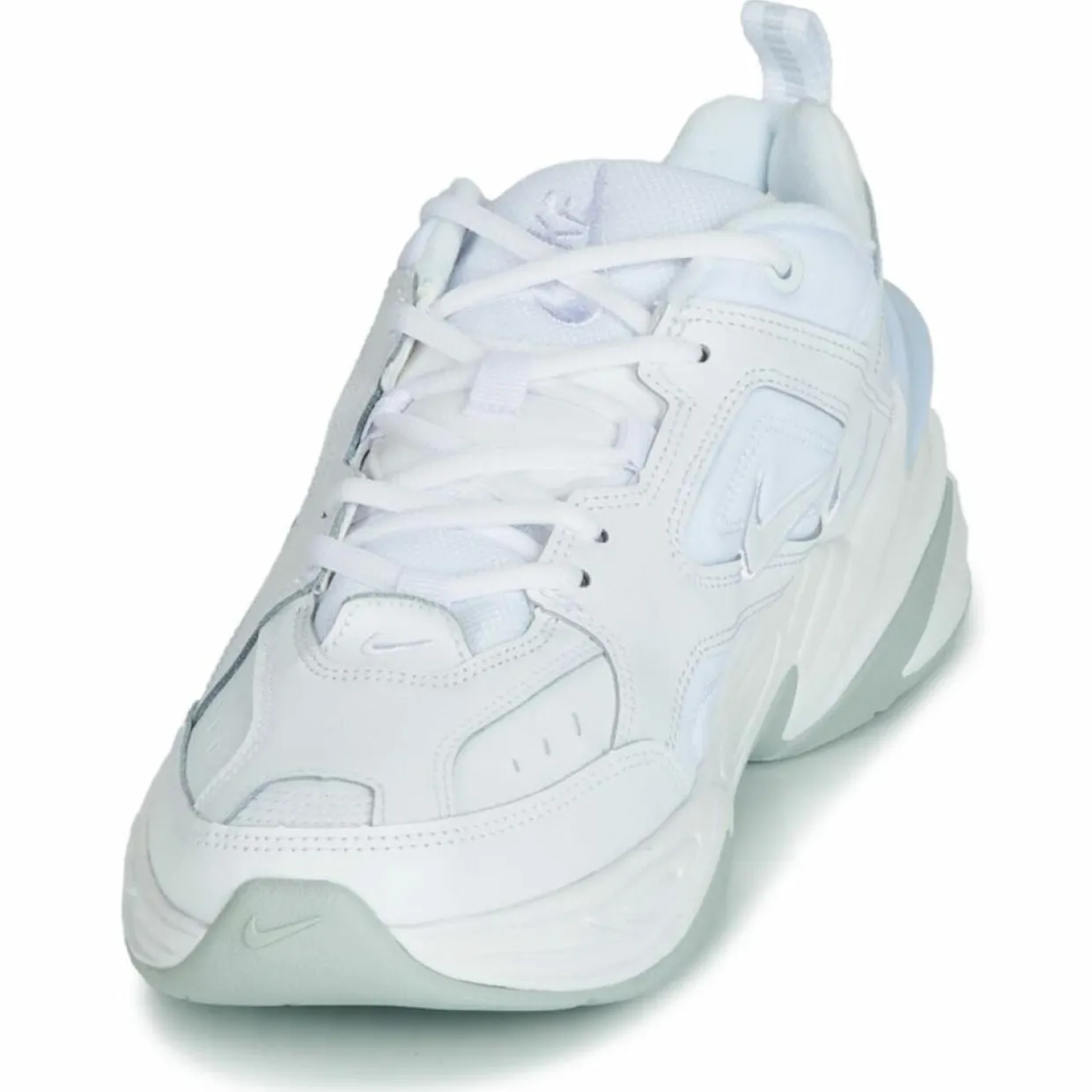 Homme Nike Baskets^Baskets en Cuir & Mesh M2K Techno blanches
