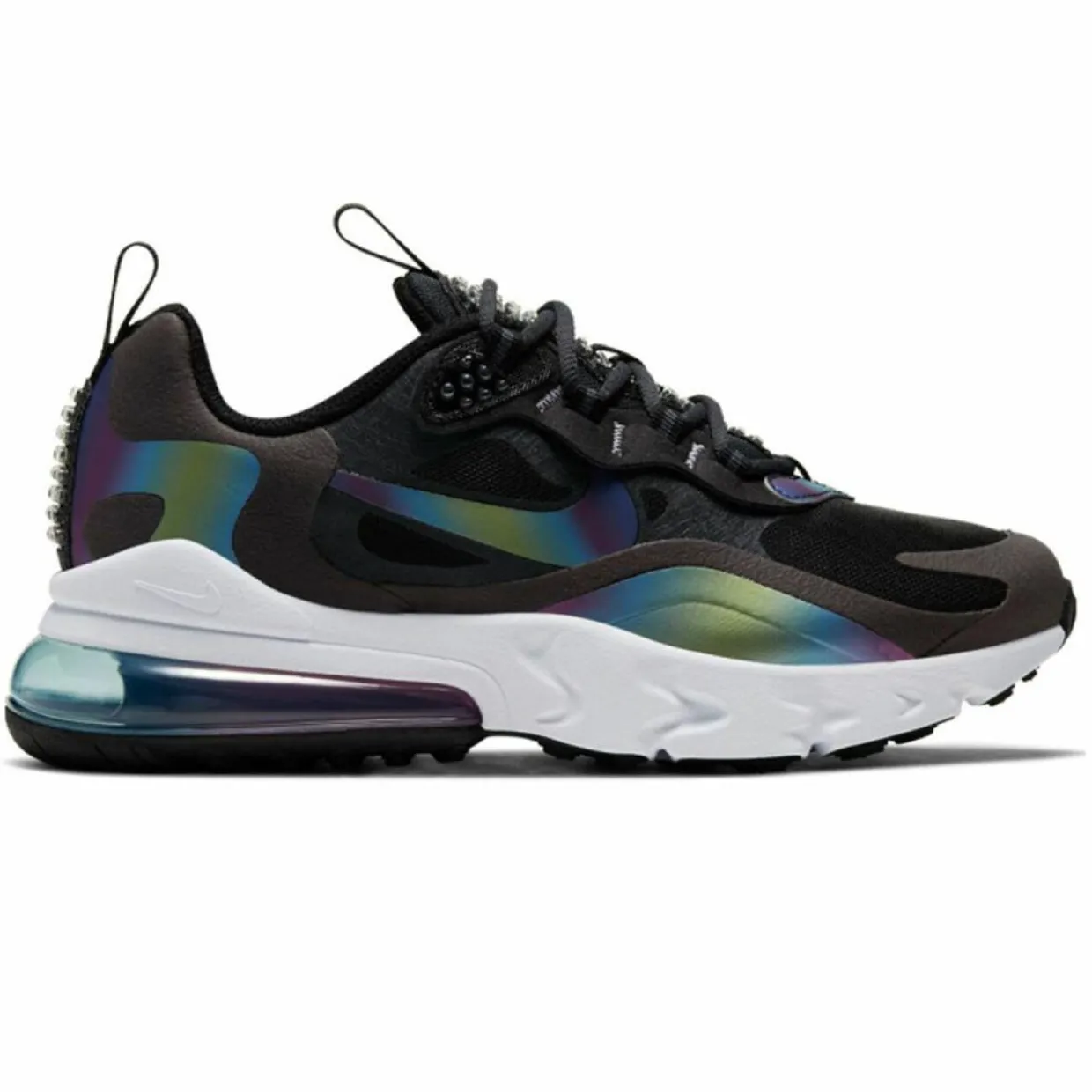 Femme Nike Baskets^Baskets en Cuir & Mesh React 270 Gs noir/bleu/vert