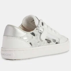 Baskets en Cuir & Textile Kilwi blanches-Geox Hot