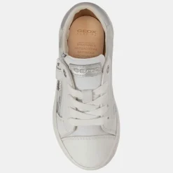Baskets en Cuir & Textile Kilwi blanches-Geox Hot