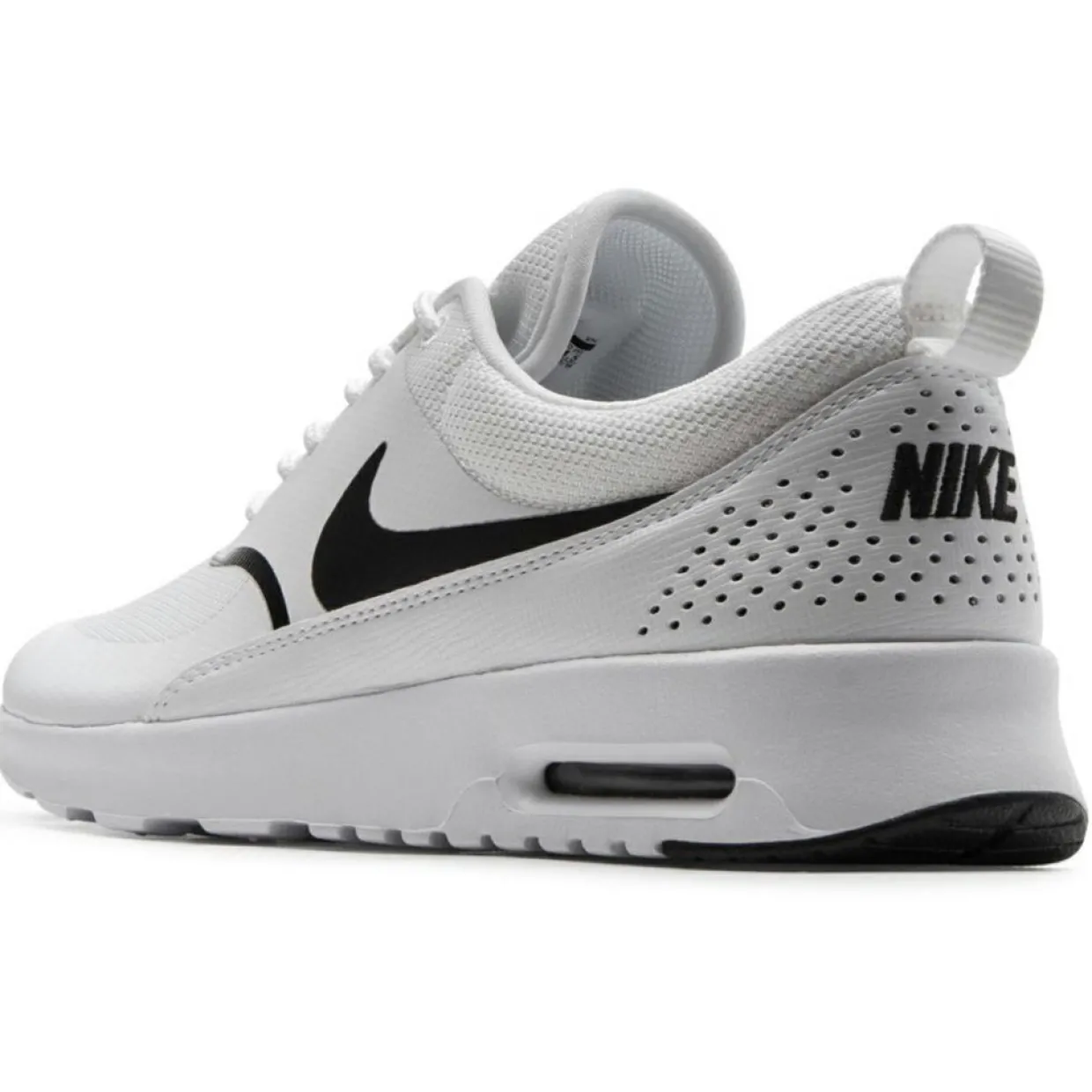 Femme Nike Baskets^Baskets en Cuir & Tissu Air Max Thea blanc/noir