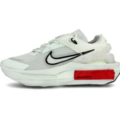 Femme Nike Baskets^Baskets en Cuir & Toile Fontanka Edge blanc/rouge