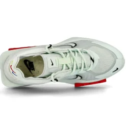Femme Nike Baskets^Baskets en Cuir & Toile Fontanka Edge blanc/rouge