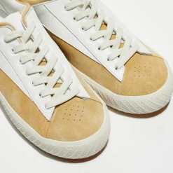 Baskets en Cuir & Velours de Cuir blanches-By Far Clearance