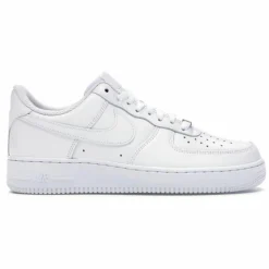 Baskets en Cuir Air Force 1 Lo blanches-Nike Clearance