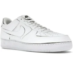 Femme Nike Baskets^Baskets en Cuir Air Force 1 Lo blanches