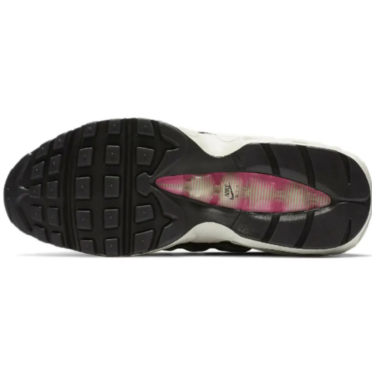 Baskets en Cuir Air Max 95 beige/multicolore-Nike Discount