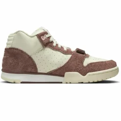 Baskets en Cuir Air Trainer 1 Mid marron/beige/rose-Nike Discount