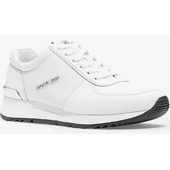 Femme Michael Kors Chaussures Baskets^Baskets en Cuir Allie blanches