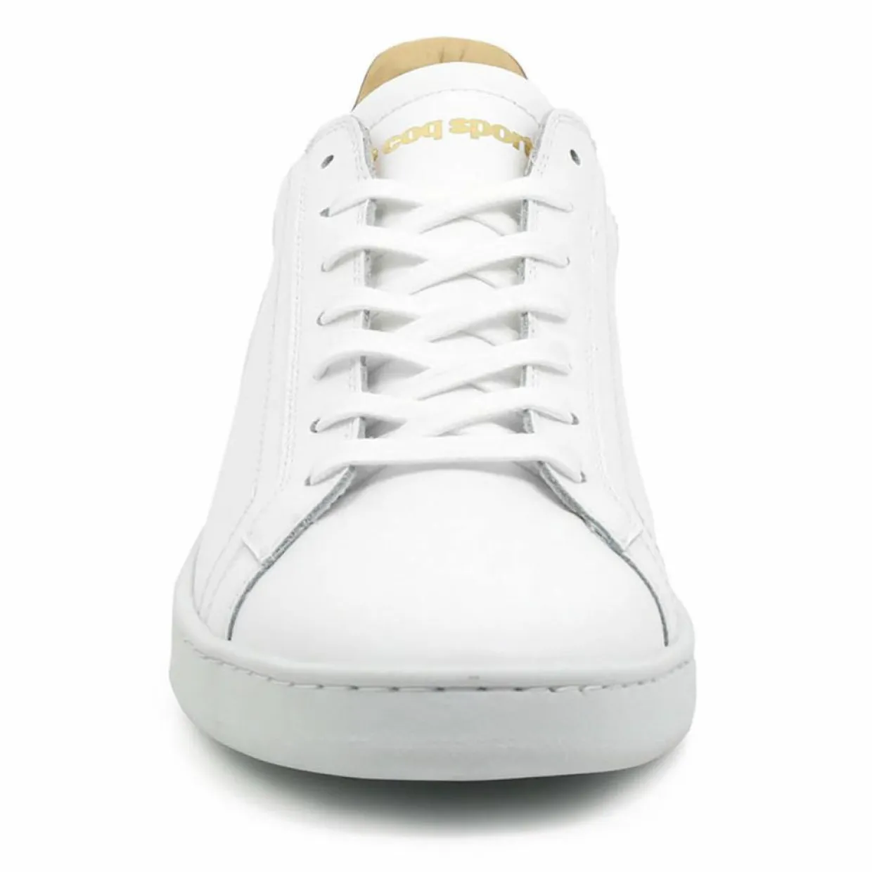 Femme Le Coq Sportif Baskets^Baskets en Cuir Avantage blanc/rouge