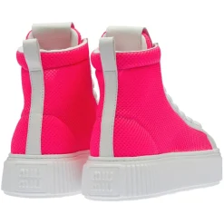 Femme Miu miu Baskets^Baskets en Cuir B-Ball roses