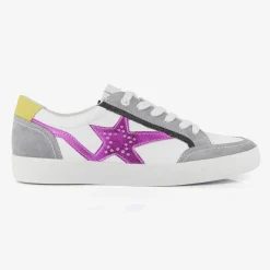 Femme Mellow Yellow Baskets^Baskets en Cuir Betsie grises