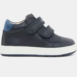 Baskets en Cuir Biglia bleu marine-Geox Discount