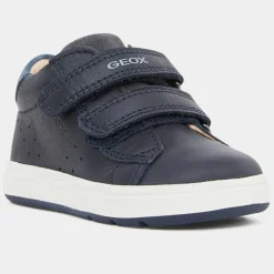 Baskets en Cuir Biglia bleu marine-Geox Discount