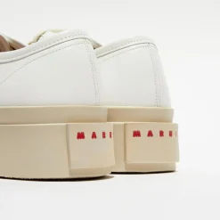 Baskets en Cuir blanches-Marni Outlet