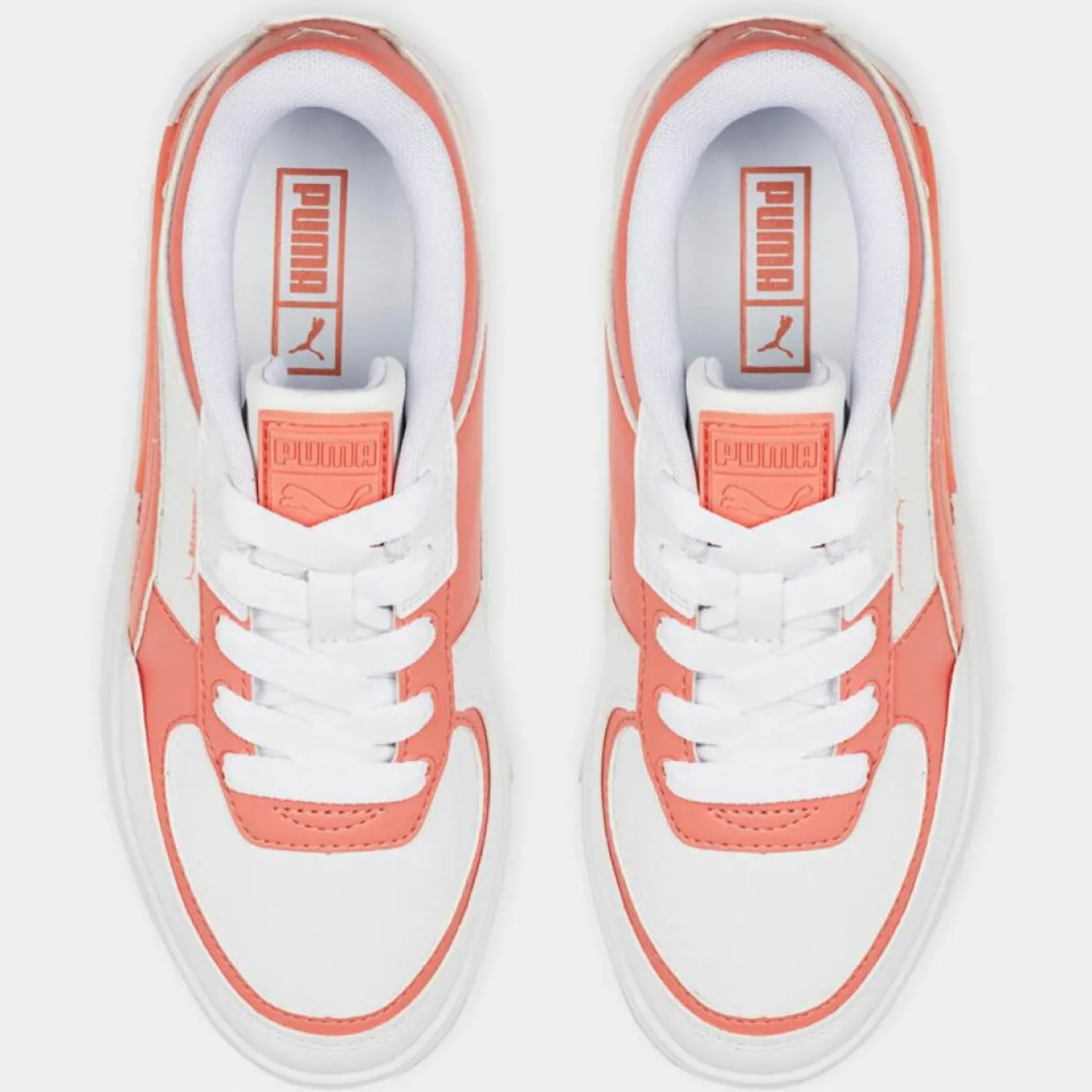 Femme Puma Baskets^Baskets en Cuir Cali Dream Tweak Dissi blanc/rose