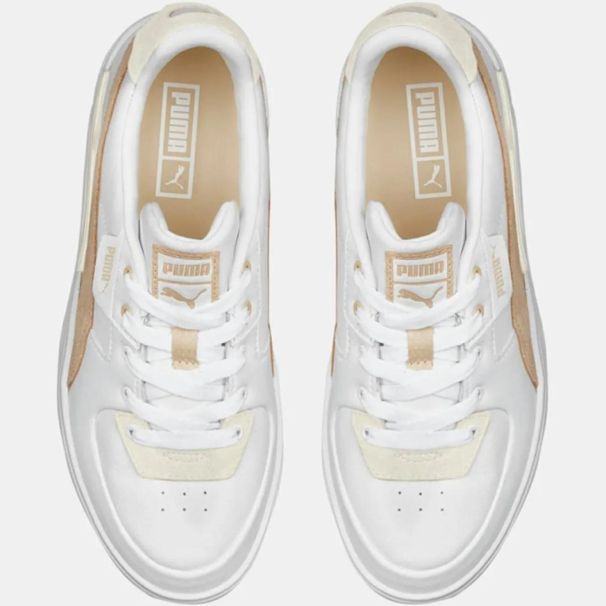 Baskets en Cuir Cali Dream blanc/beige-Puma Online