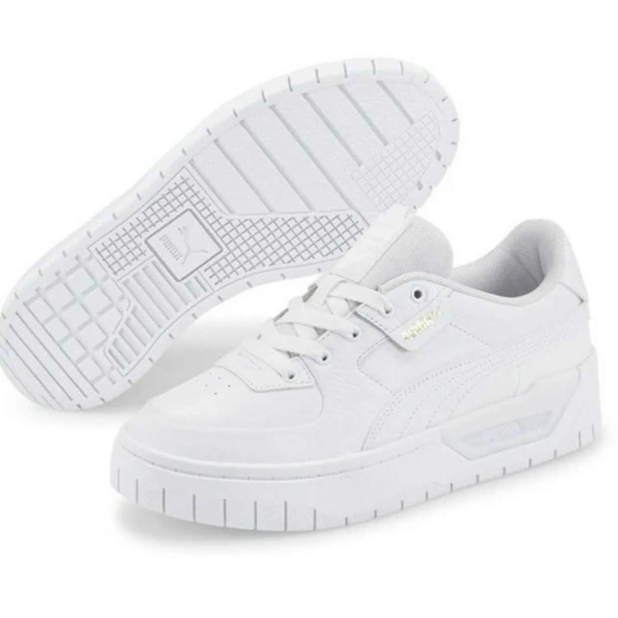Baskets en Cuir Cali Dream Lthr blanches-Puma Hot