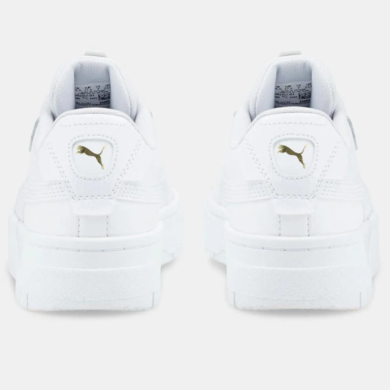 Baskets en Cuir Cali Dream Lthr blanches-Puma Hot