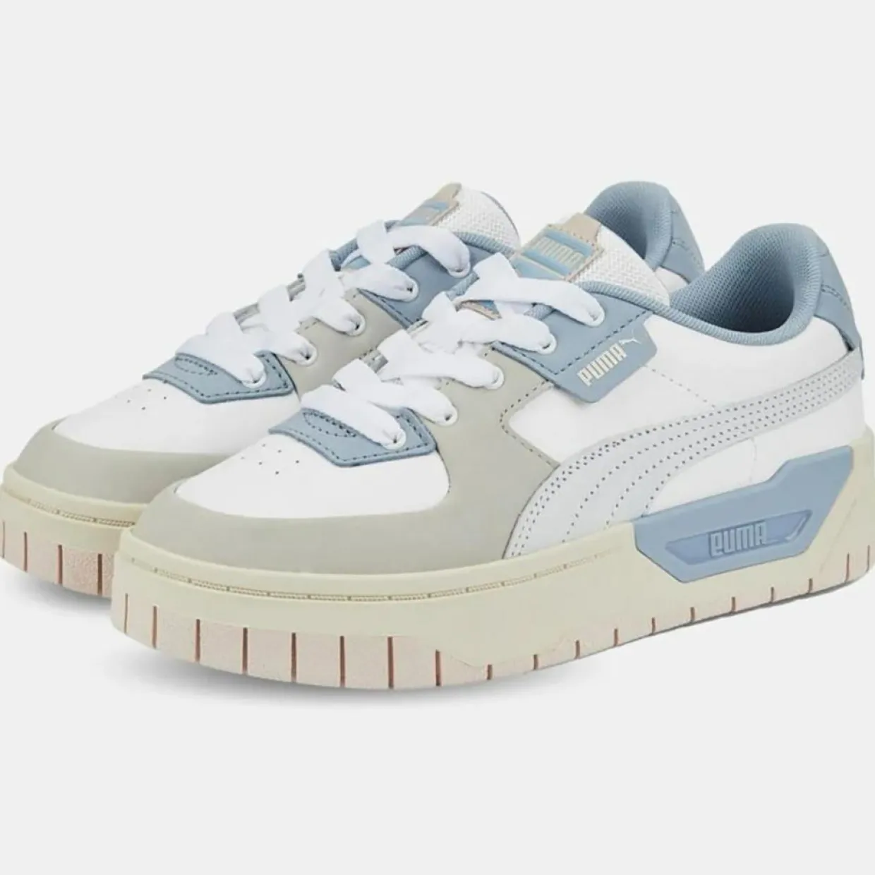 Baskets en Cuir Cali Dream blanc/bleu-Puma Hot