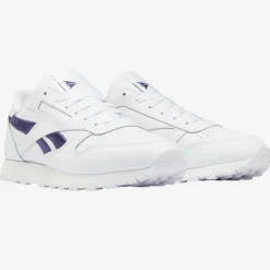 Baskets en Cuir Cl Lthr Bicolore blanc/bleu-Reebok Best