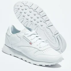 Baskets en Cuir Cl Lthr Basique 2232 blanches-Reebok Hot