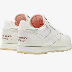 Femme Reebok Baskets^Baskets en Cuir Cl Lthr blanc moyen