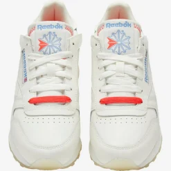 Femme Reebok Baskets^Baskets en Cuir Cl Lthr blanc moyen