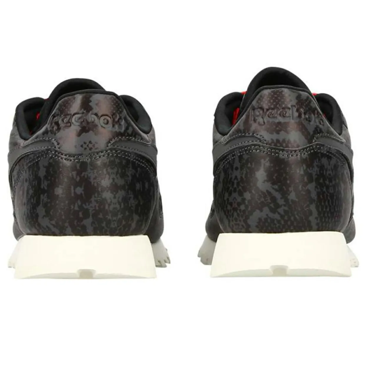 Baskets en Cuir Classic Leather Snake noires-Reebok Clearance