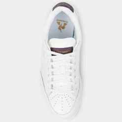 Femme Le Coq Sportif Baskets^Baskets en Cuir Court Clay blanc/violet