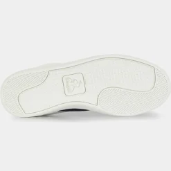 Baskets en Cuir Courtclassic blanc/bleu marine-Le Coq Sportif Best