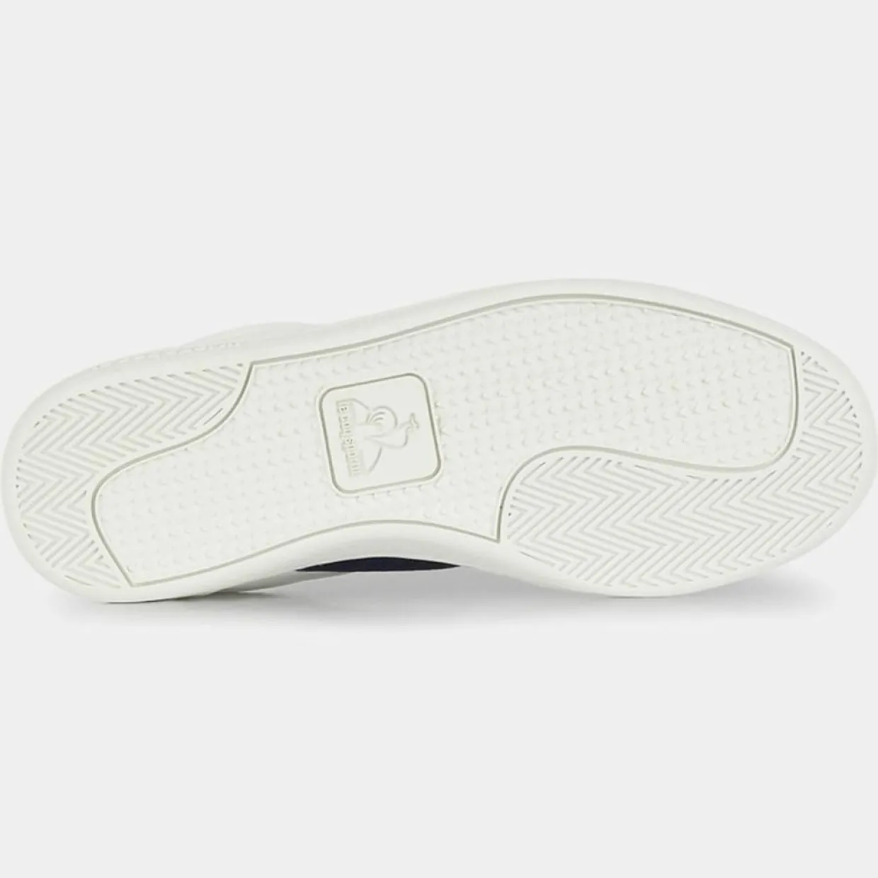 Baskets en Cuir Courtclassic blanc/bleu marine-Le Coq Sportif Best