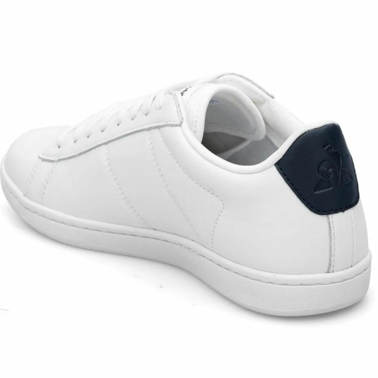Femme Le Coq Sportif Baskets^Baskets en Cuir Courtset blanc/noir