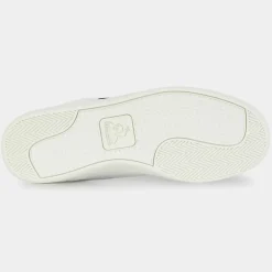 Femme Le Coq Sportif Baskets^Baskets en Cuir Courtset blanc/noir