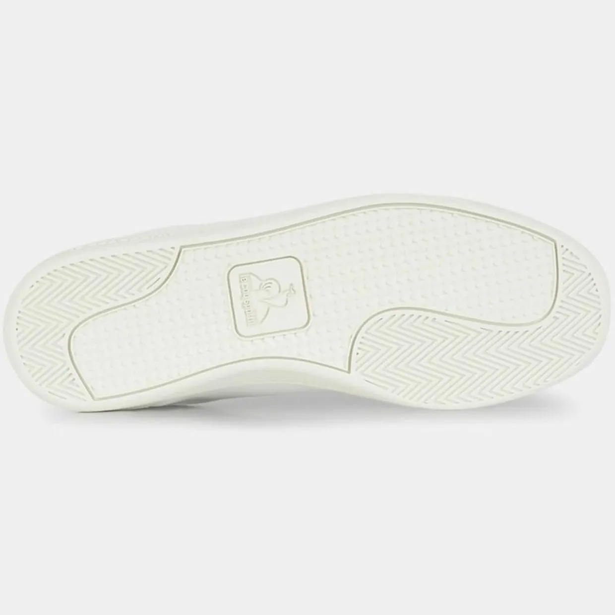 Baskets en Cuir Courtset blanc/beige-Le Coq Sportif Clearance