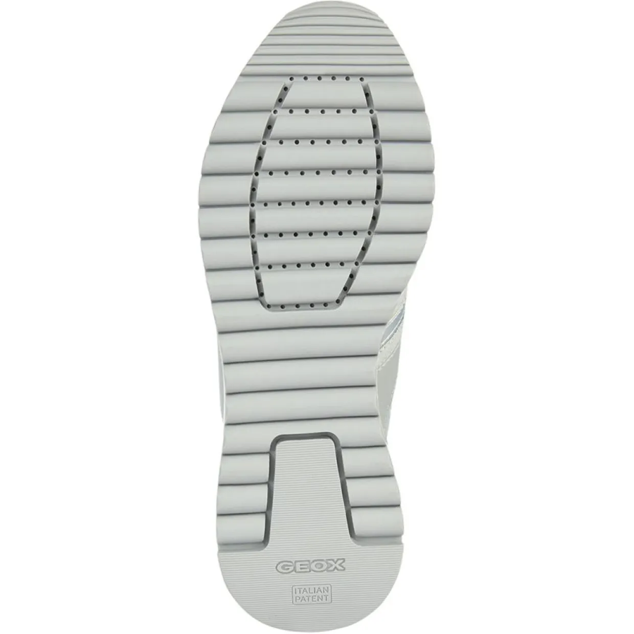 Baskets en Cuir Desya gris pâle-Geox Hot
