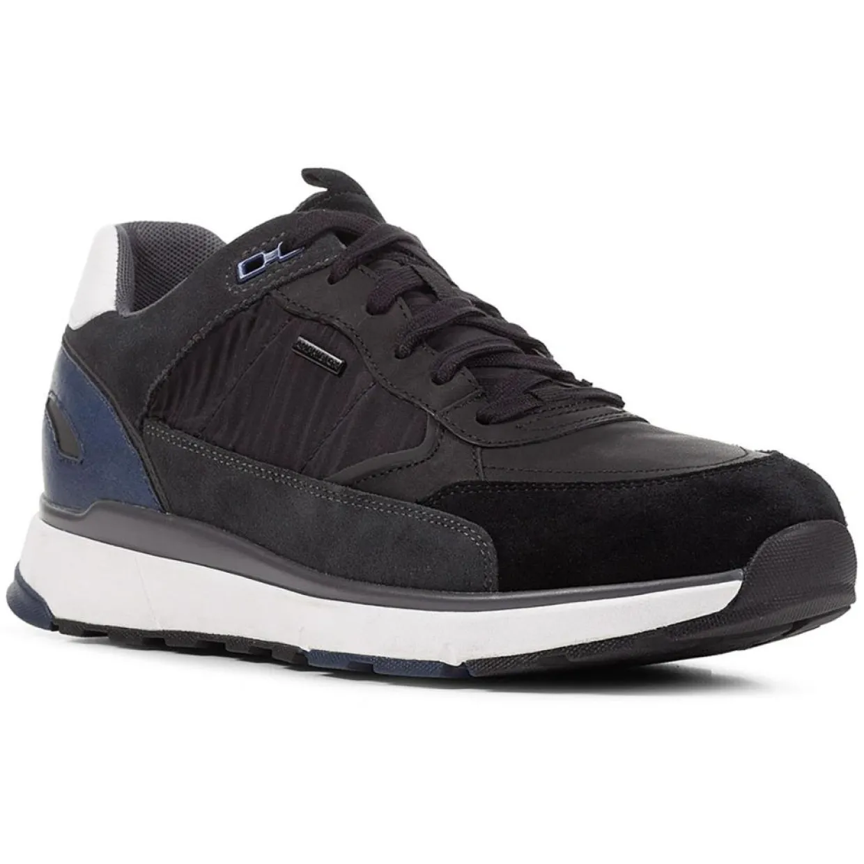 Homme Geox Baskets^Baskets en Cuir Dolomia noires