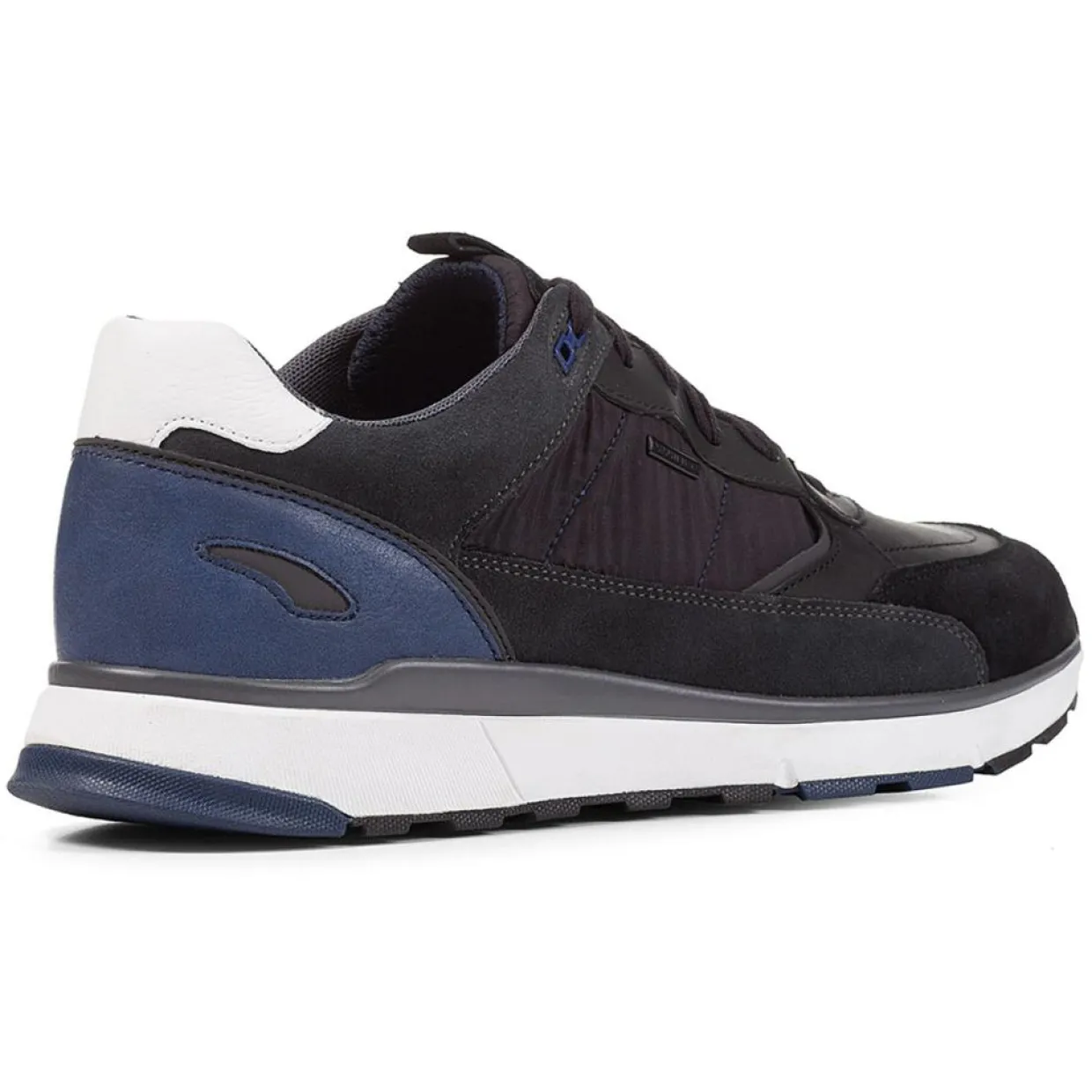 Homme Geox Baskets^Baskets en Cuir Dolomia noires