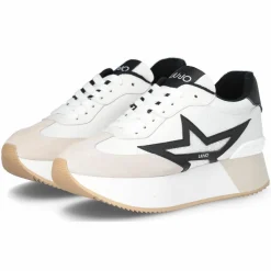 Baskets en Cuir Dreamy blanc/noir-Liu-Jo Clearance