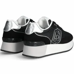 Baskets en Cuir Dreamy noir/argenté-Liu-Jo New