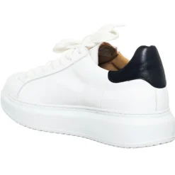 Femme Loretta Pettinari Baskets^Baskets en Cuir Game blanc/noir/rouge