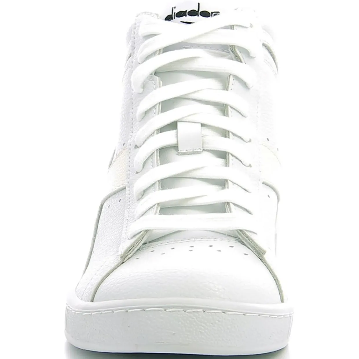 Baskets en Cuir Game High 2030 blanc immaculé/blanc-Diadora Hot