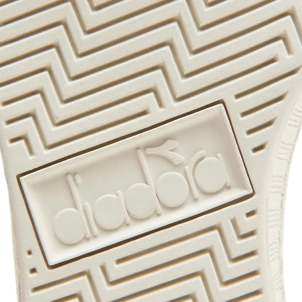 Baskets en Cuir Game L Hi Waxed blanc/vert-Diadora Discount