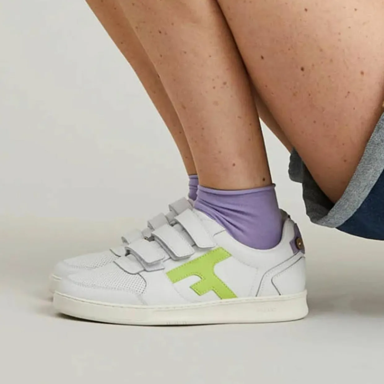 Femme Faguo Baskets^Baskets en Cuir Hazel blanches