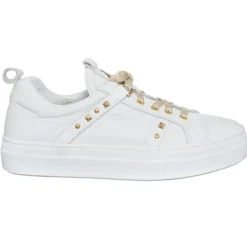 Femme Patrizia Pepe Baskets^Baskets en Cuir Jordy blanches