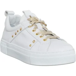 Femme Patrizia Pepe Baskets^Baskets en Cuir Jordy blanches