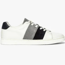 Homme Bocage Baskets^Baskets en Cuir Kemo blanc/gris/marine