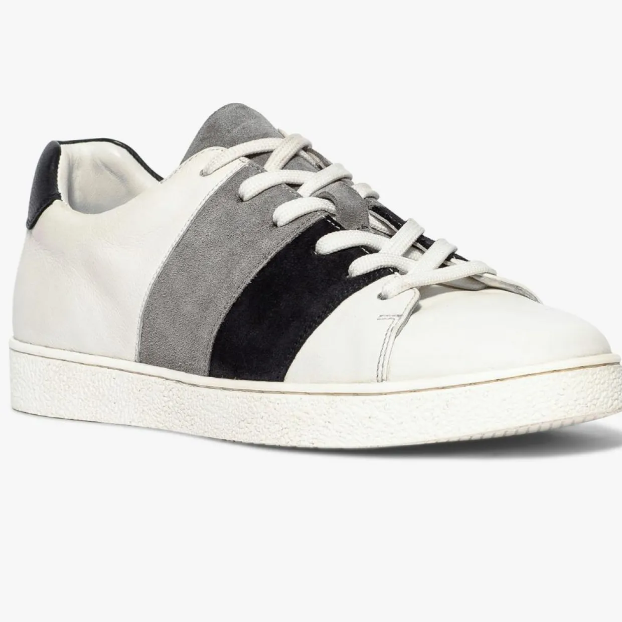 Homme Bocage Baskets^Baskets en Cuir Kemo blanc/gris/marine
